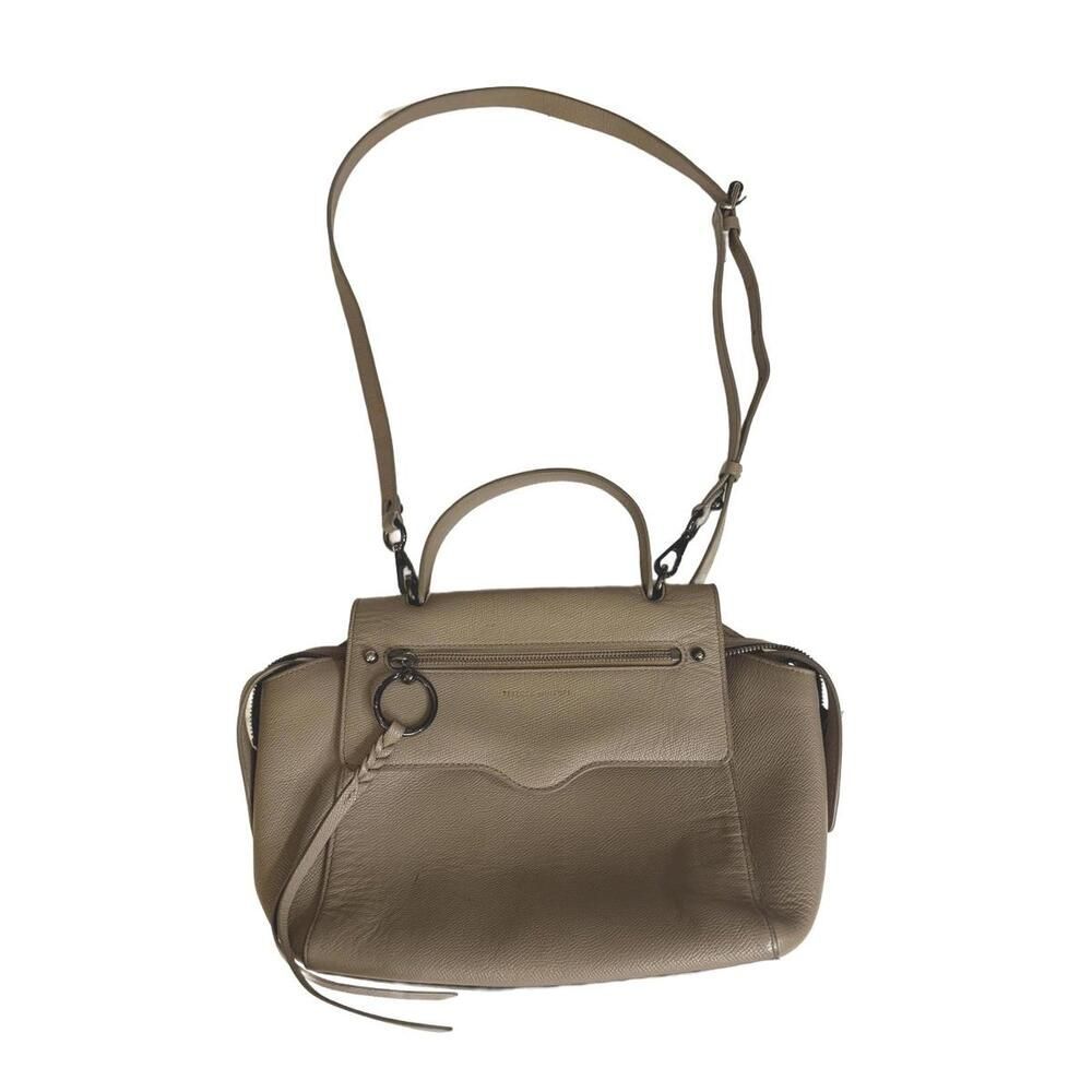 Rebecca Minkoff Leather Satchel Crossbody Bag Designer Purse